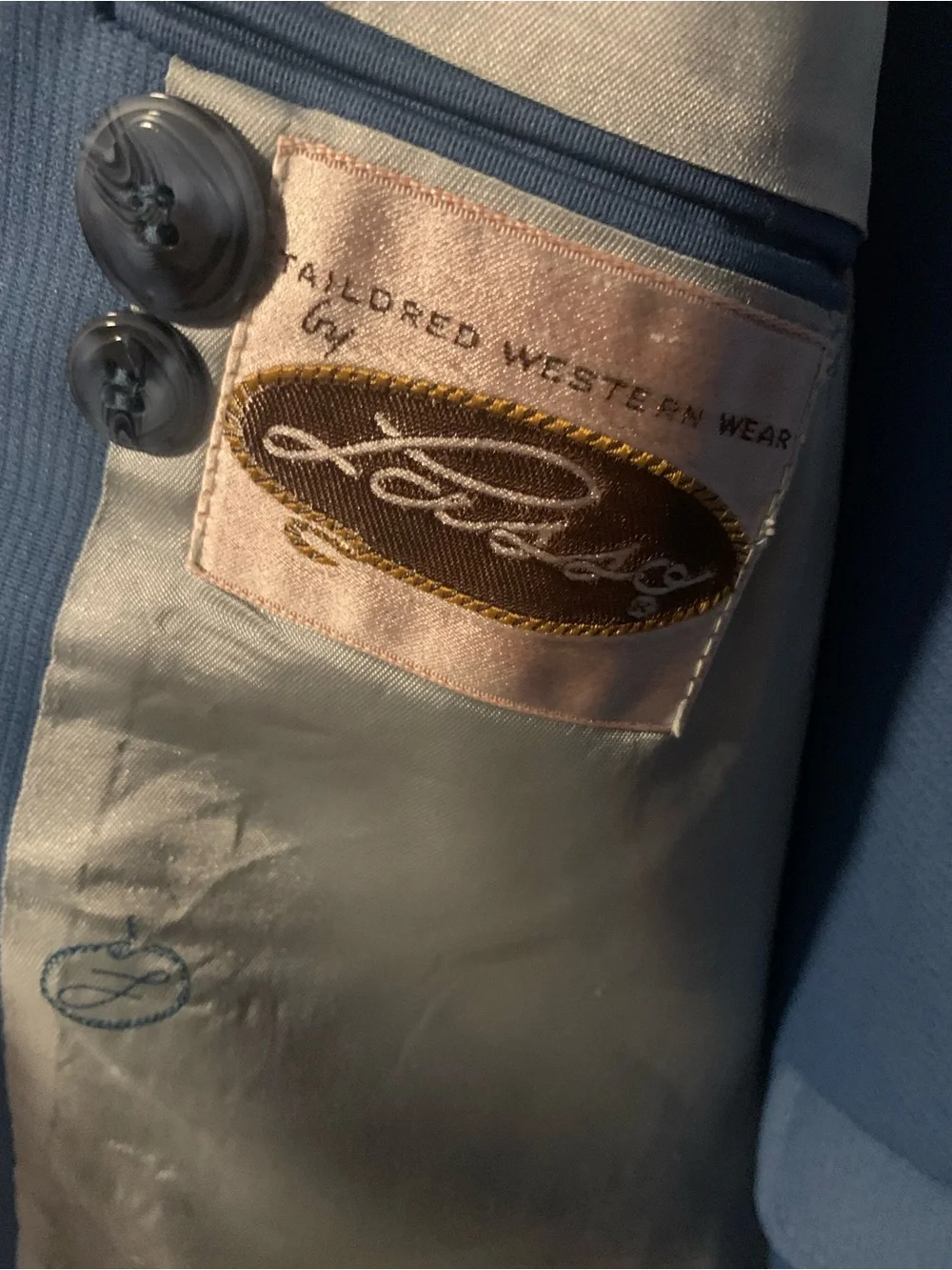 Laredo Blue Western-Style Sport Coat